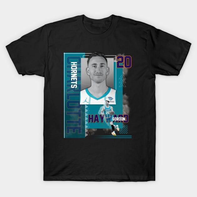 Charlotte Hornets Gordon Hayward 20 T-Shirt by today.i.am.sad